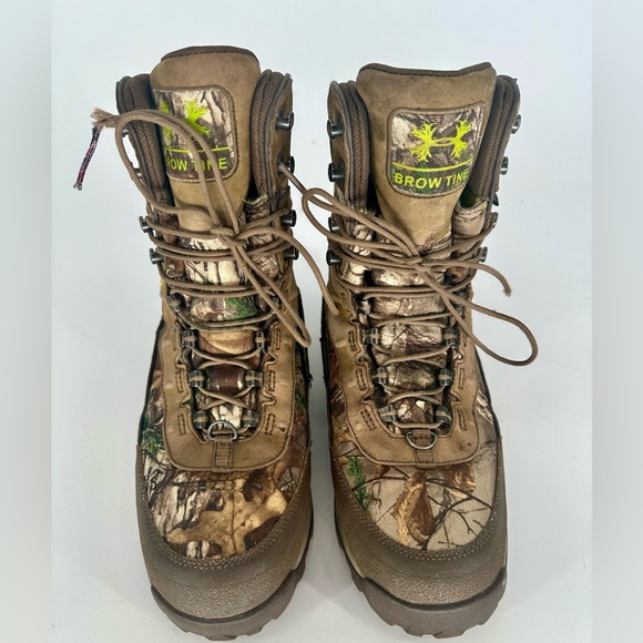Under Armour Other - Under Armour Brow Tine Hunting Boots Waterproof GoreTex 800g Insulate Mens 8 EXC